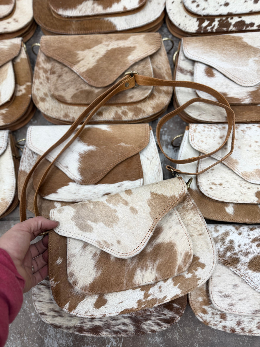 HALF OFF authentic cowhide CLEARANCE BAGS