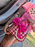 "Pretty little princess" - pink tooled leather speedy (mini)