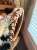 16 “ tooled leather steering wheel cover - read description before purchase