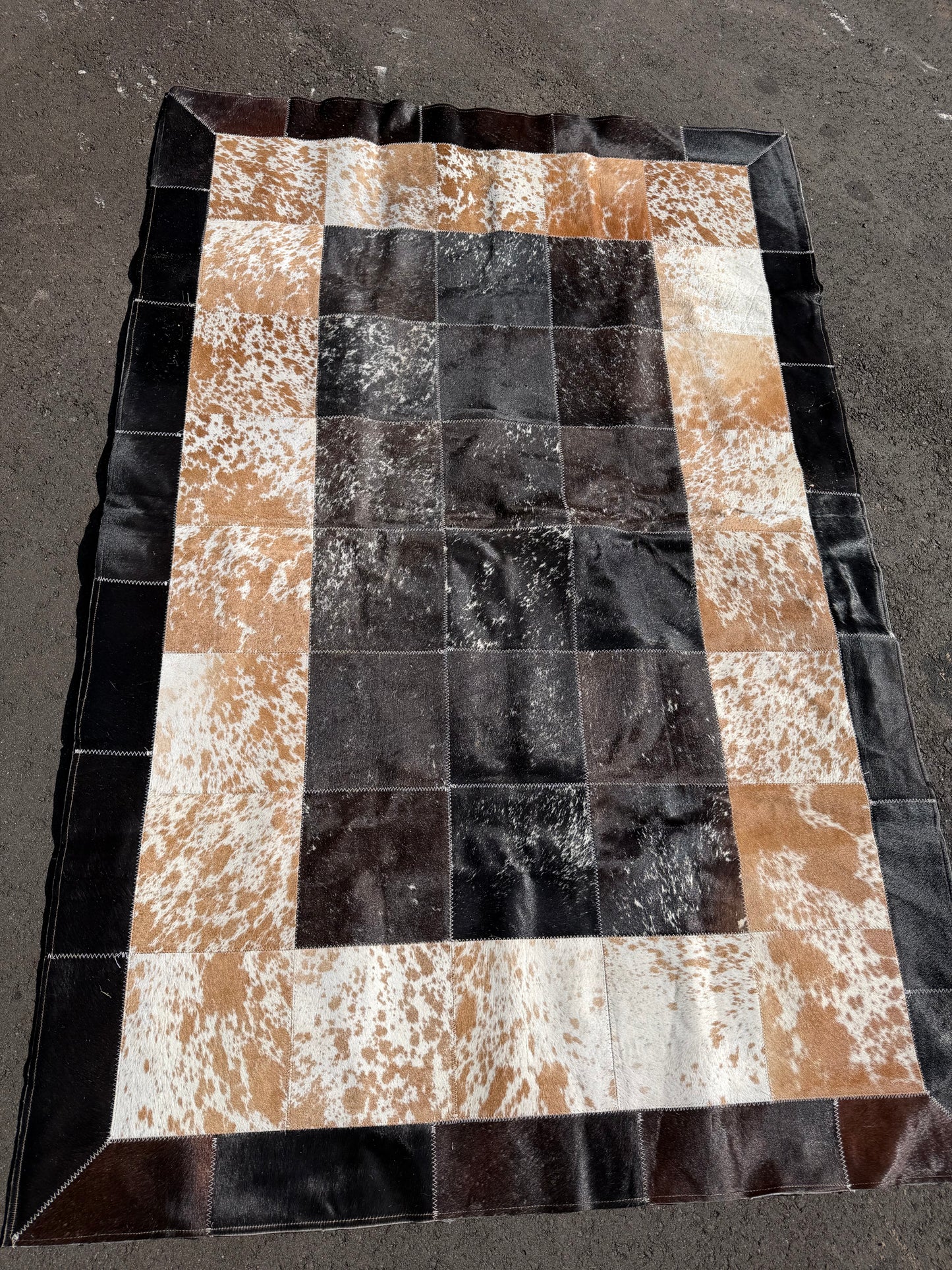 4x6’ patchwork rug