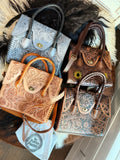 Tooled leather purse - many options