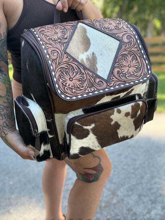 Tooled bookbag