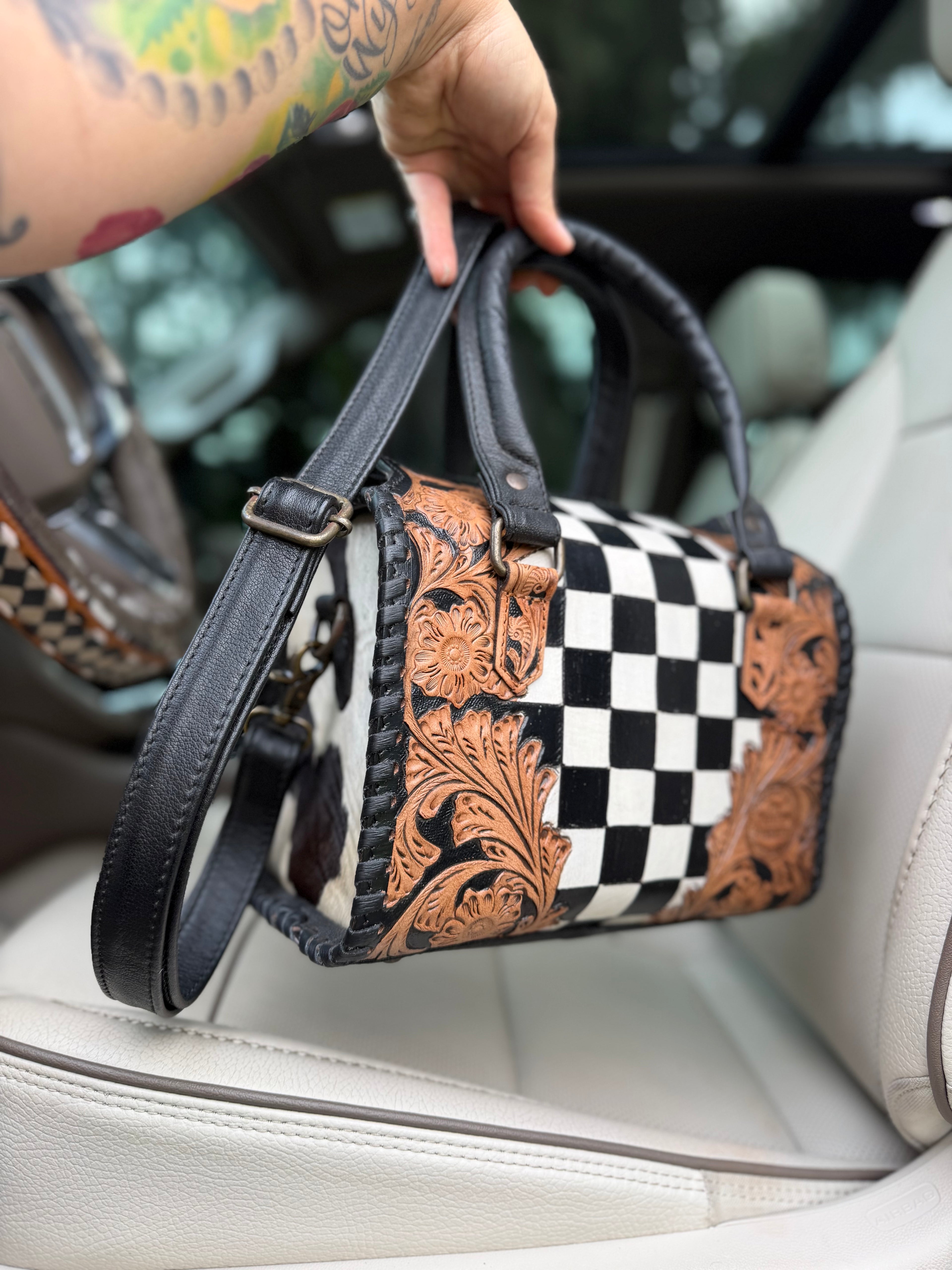 tooled leather speedy (M)
