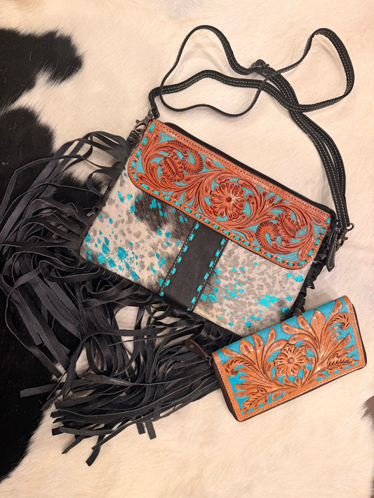 Purse and wallet set