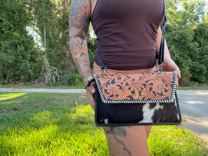 Tooled purse