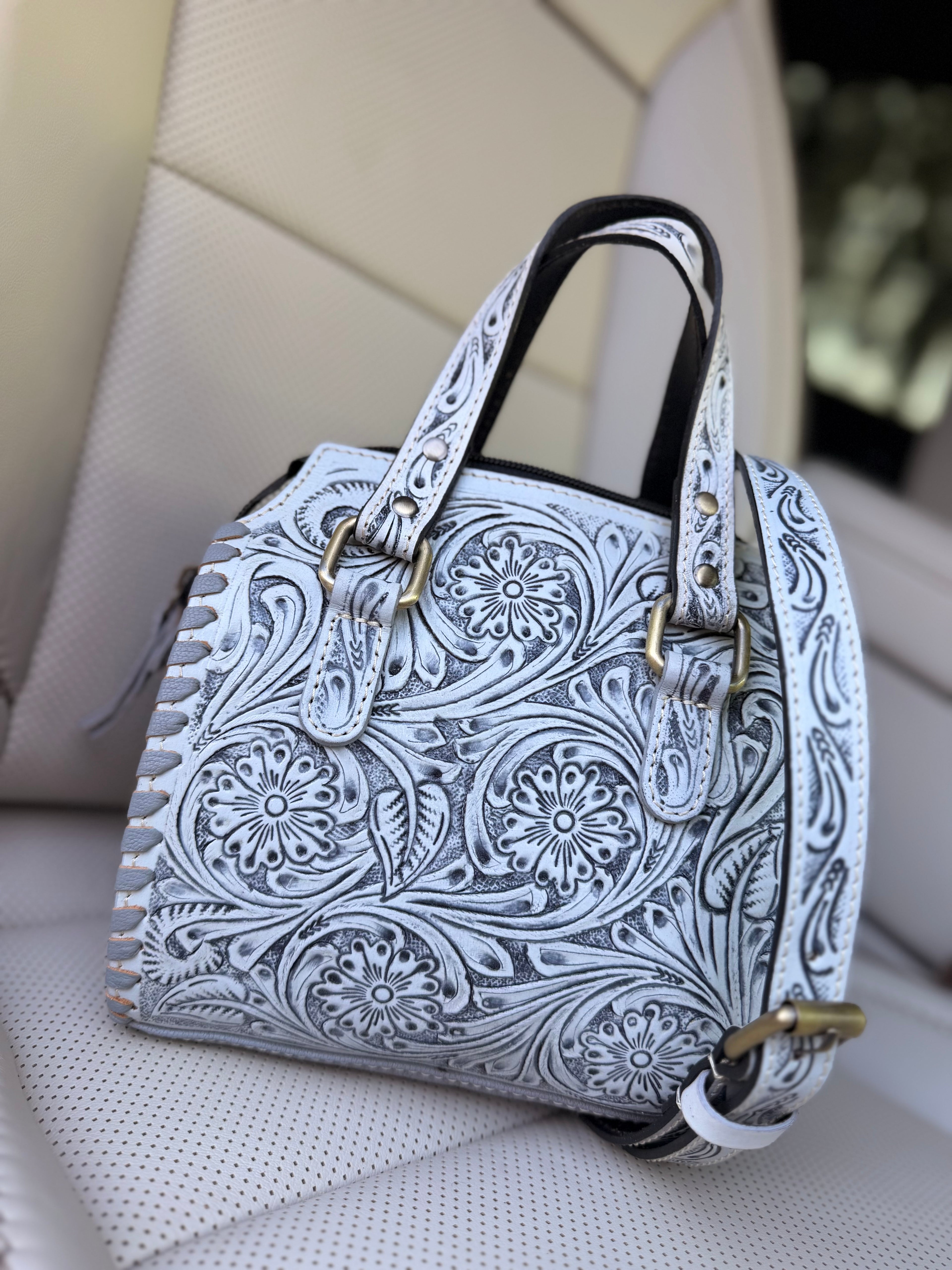 Grey slate speedy bag mini
