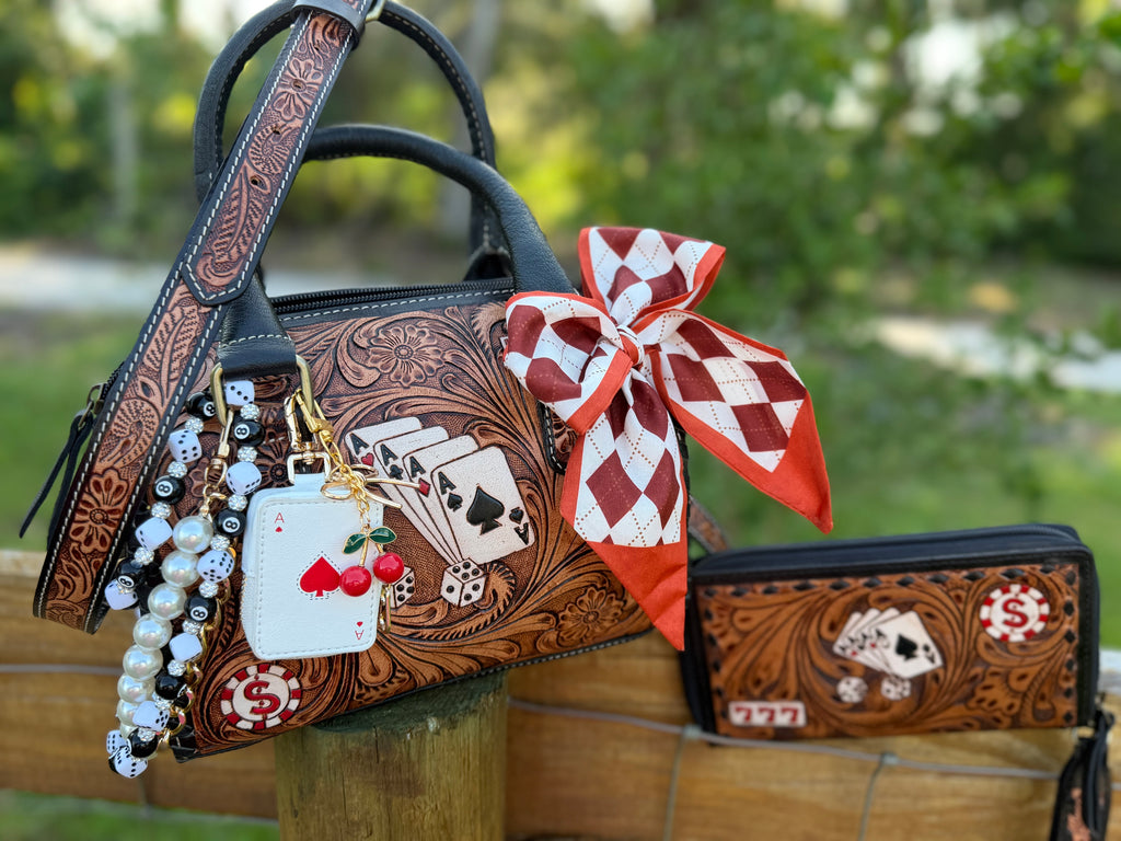 "The Gambler set" speedy bag small by the Painted Porches (Copy)