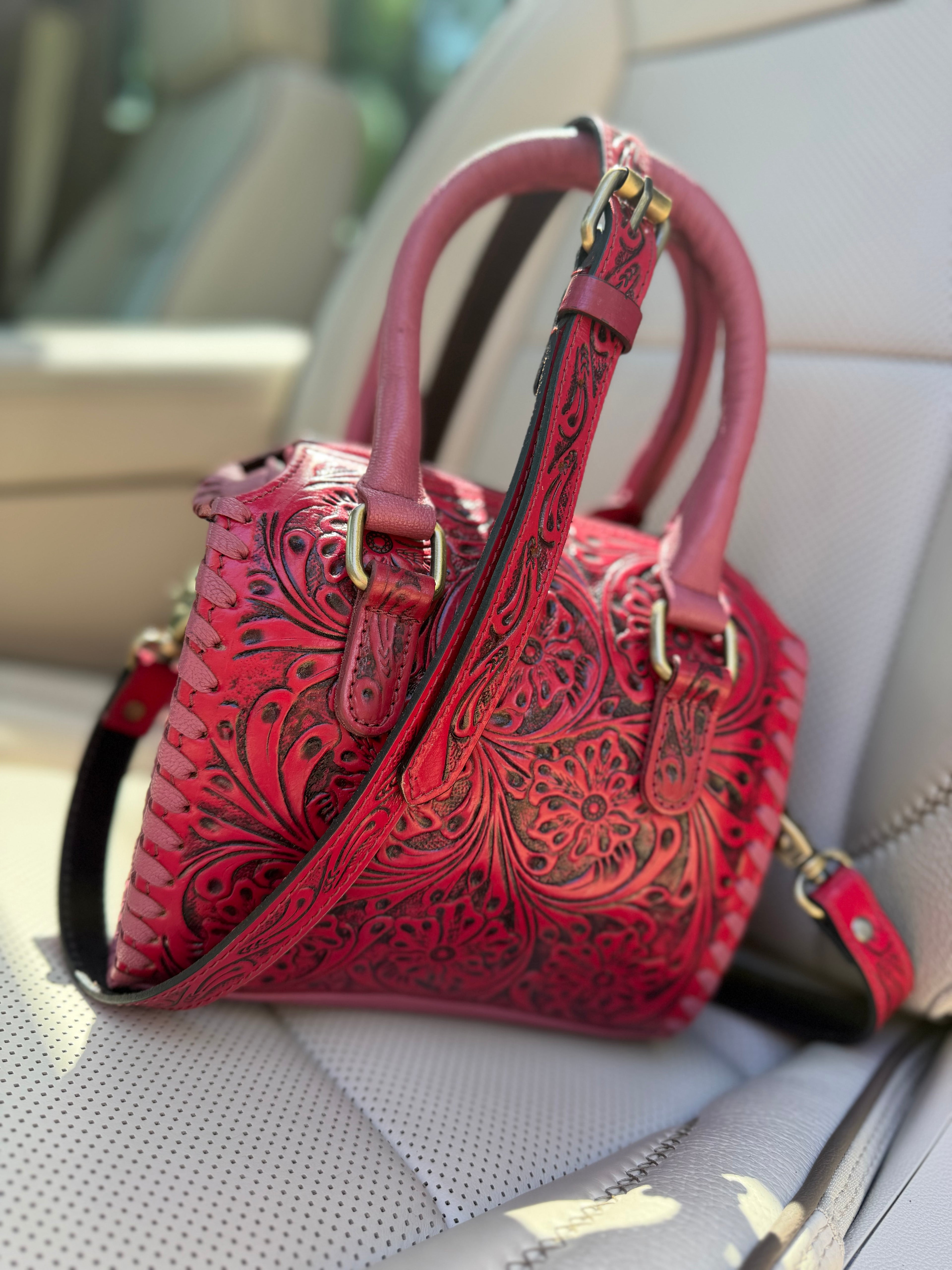 Reddish Beauty speedy bag mini - by the Painted Porches