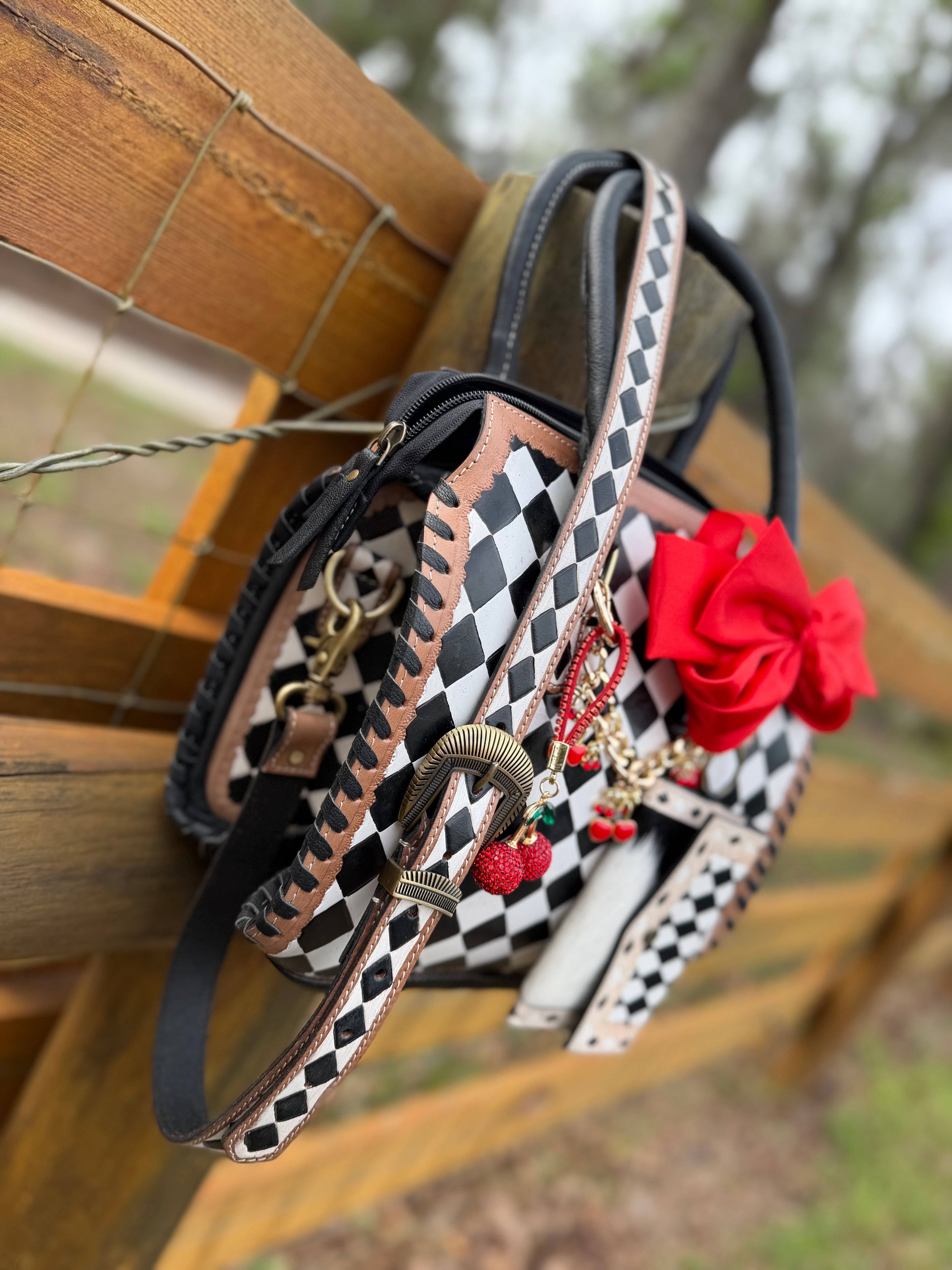 “Little Miss Cherry” Medium Speedy bag set. read description
