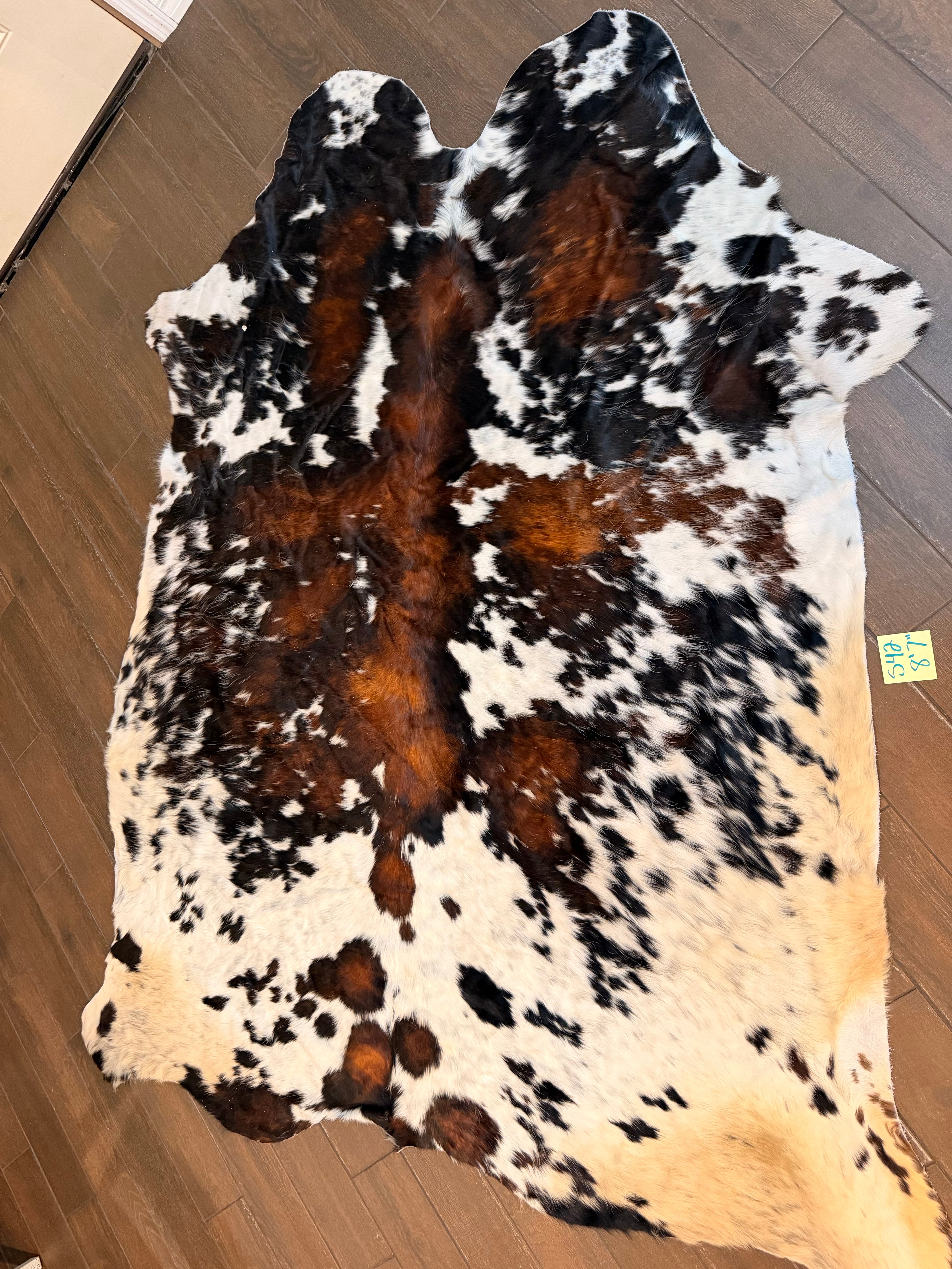 Full size cowhide (exotic)- # s42-8’7”