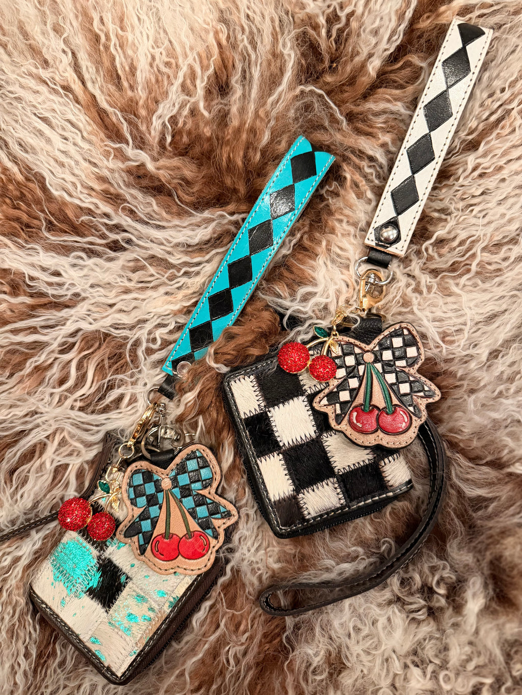 Wristlet-keychain-wallet combo