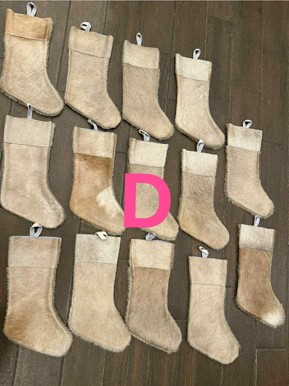 Cowhide stockings 16”