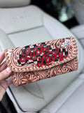 Lucky Lady Tooled Wallet