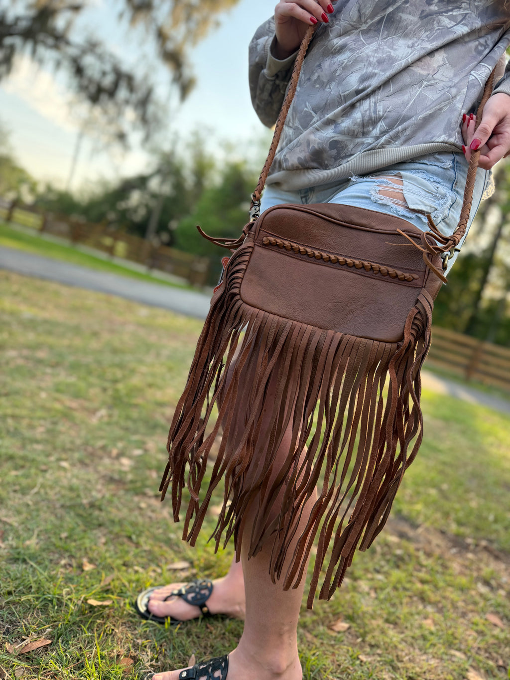 leather purse