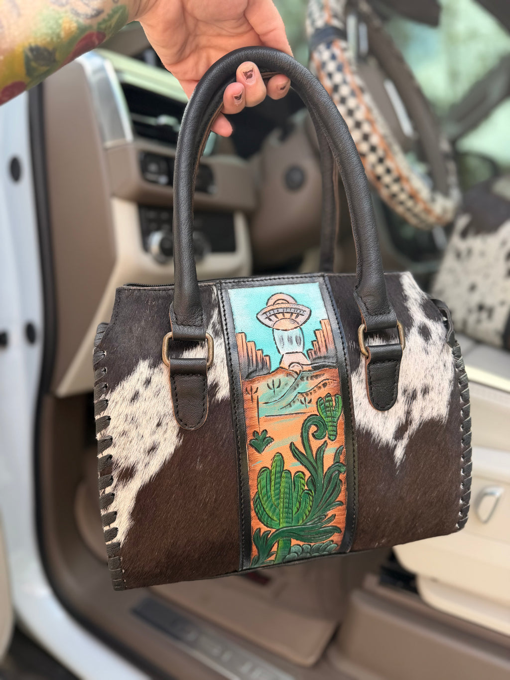 Medium Space Cowgirl speedy tote