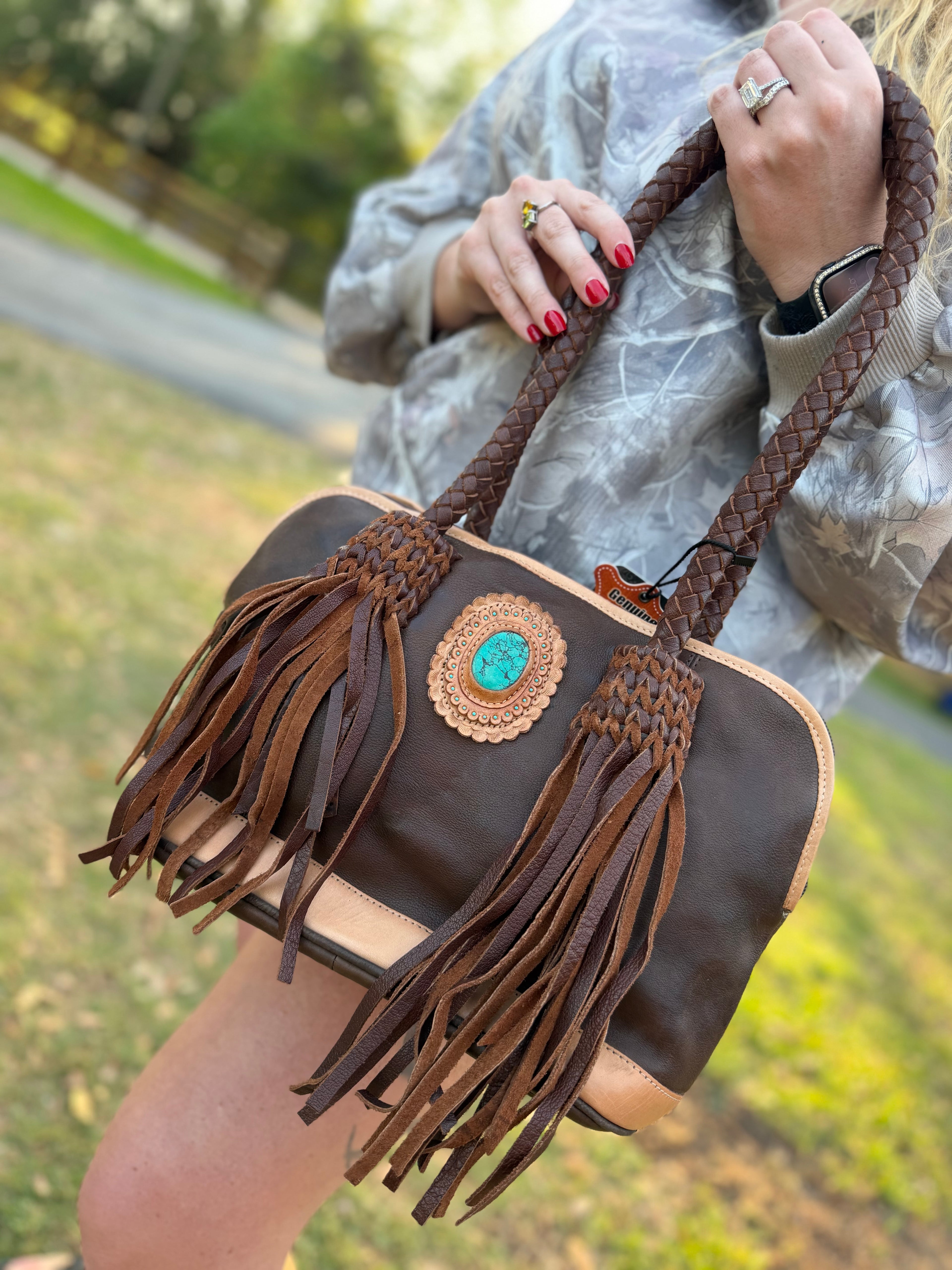 Speedy leather purse