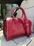 Reddish Beauty speedy bag large - by the Painted Porches