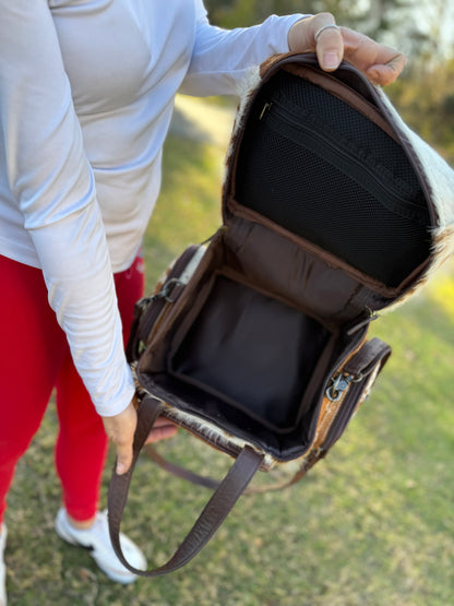 Cowhide leather/ cowhide Lunchbox