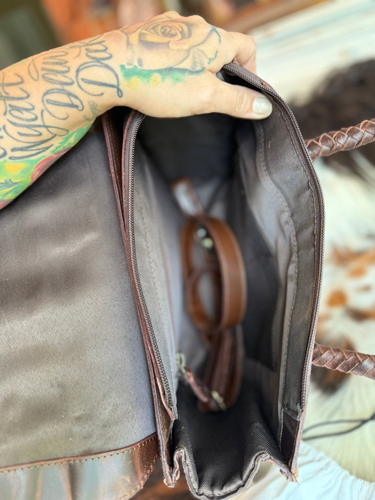 Tooled leather purse - many options
