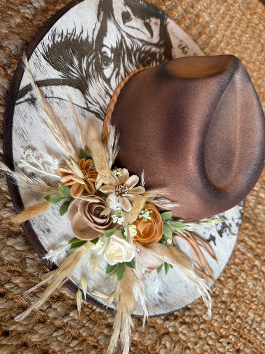 Cowhide hat