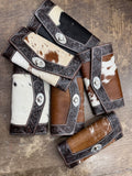 Tooled leather wallet