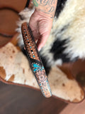 16 “ tooled leather steering wheel cover - read description before purchase
