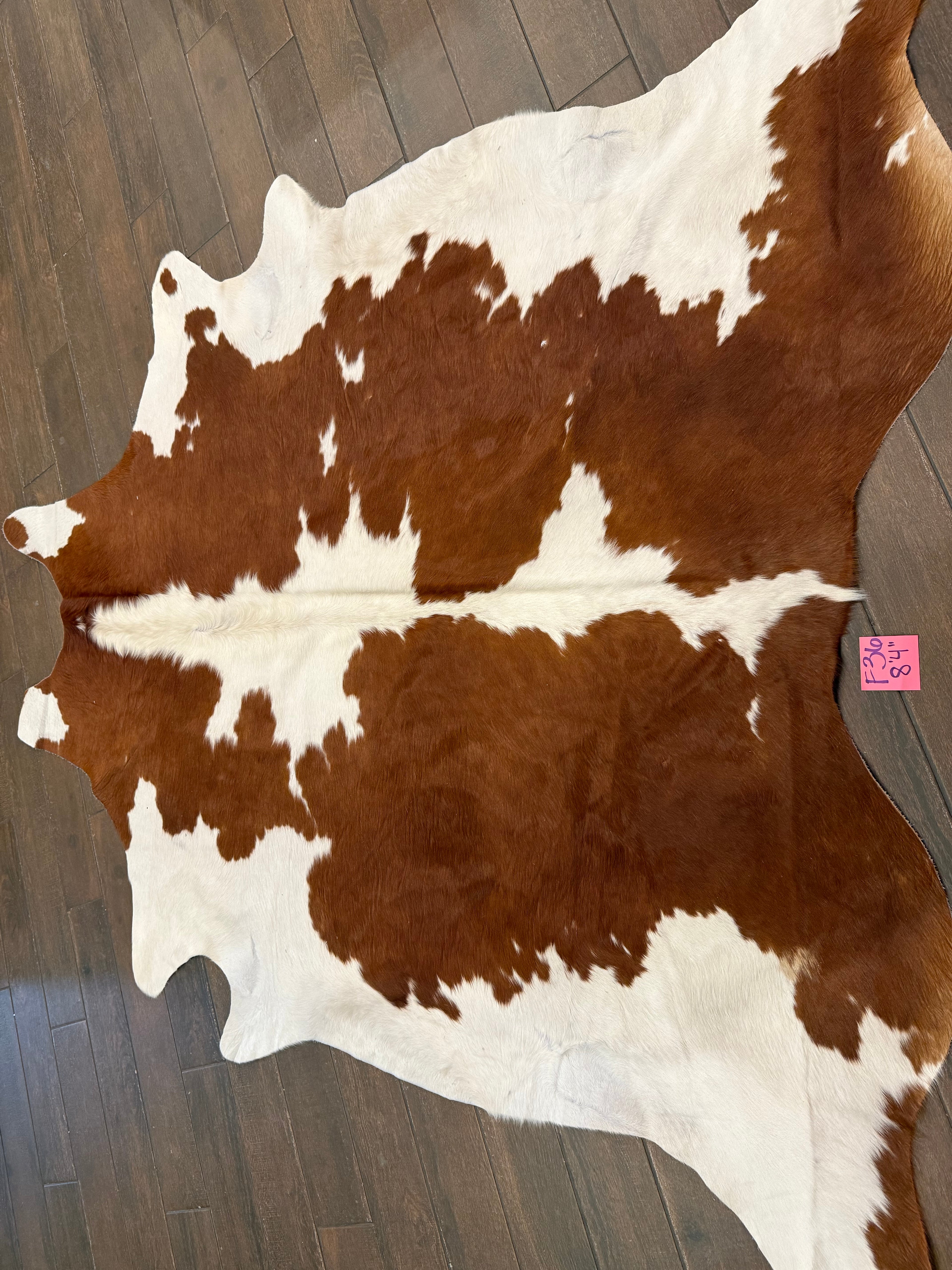 Full size cowhide (exotic) #F36 - size  8’4”
