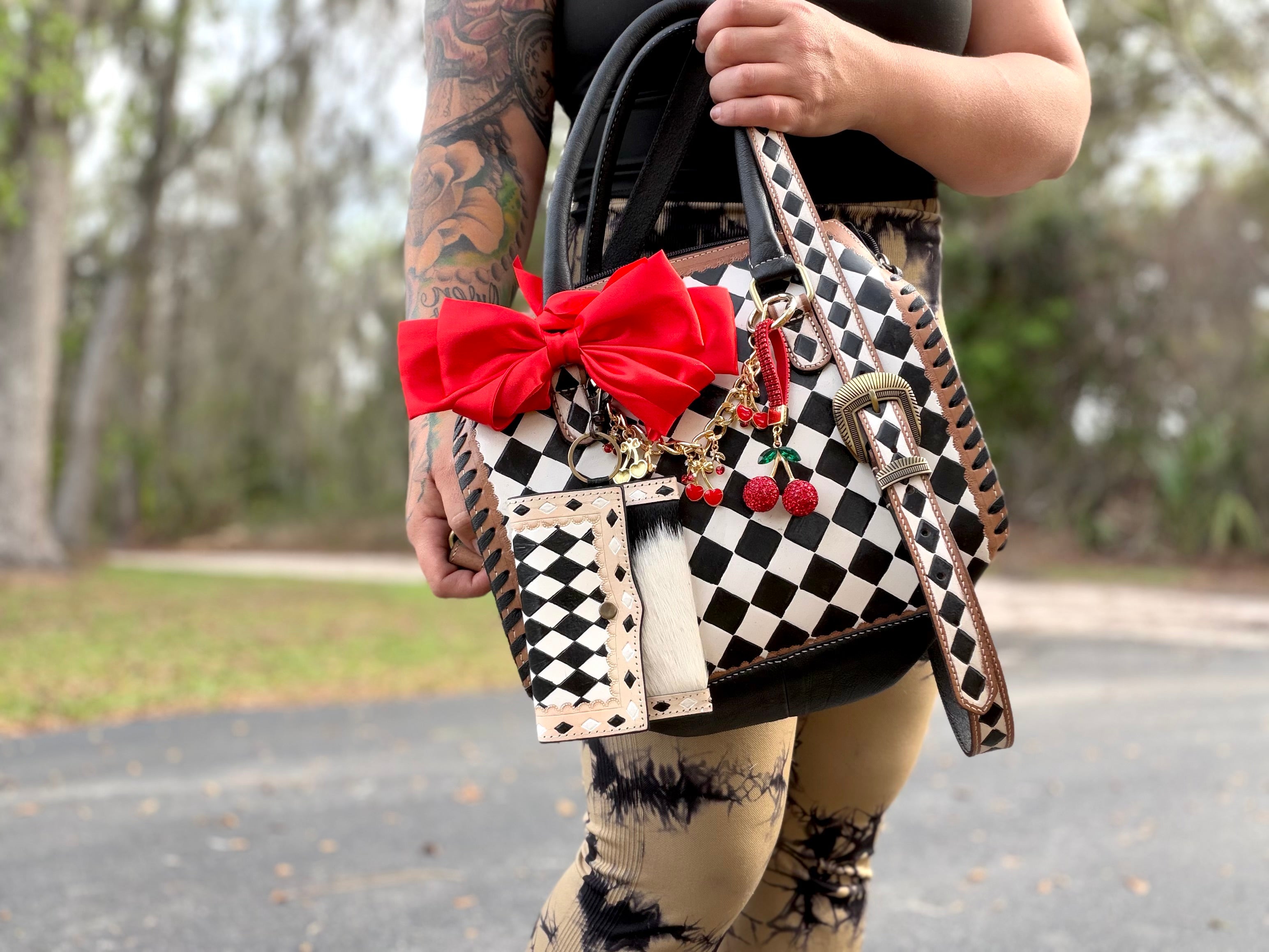 “Little Miss Cherry” Medium Speedy bag set. read description