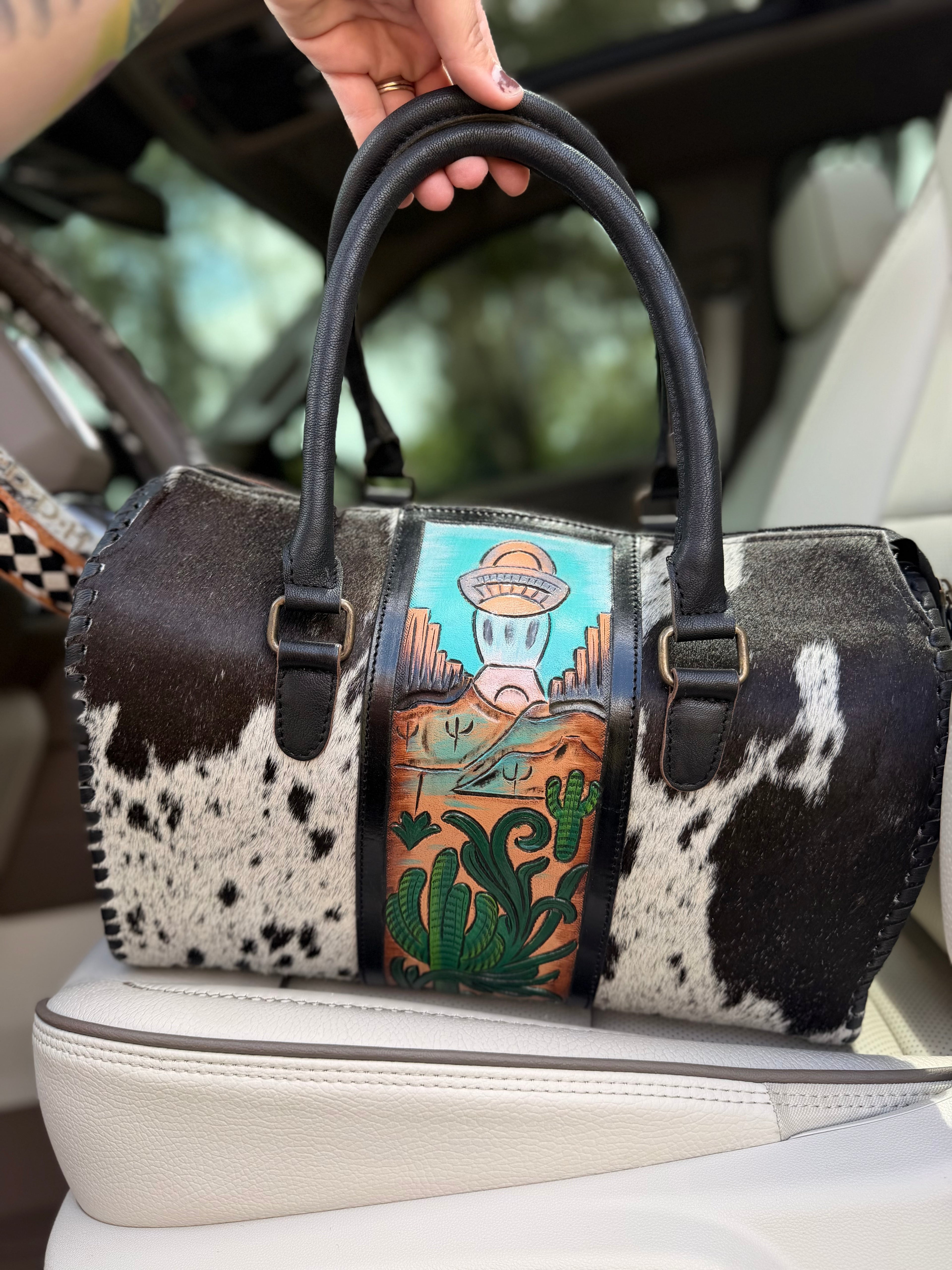 Duffle Space Cowgirl  Speedy bag limited edition,- Alien edition!