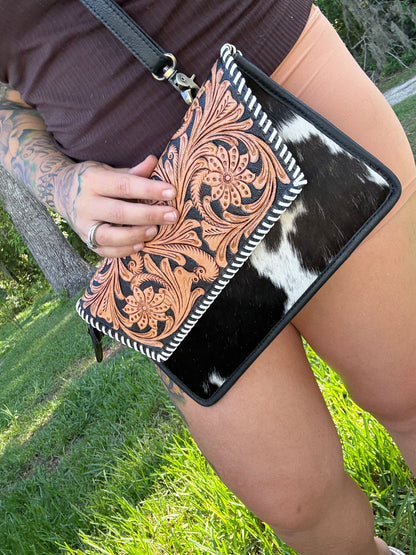 Tooled purse