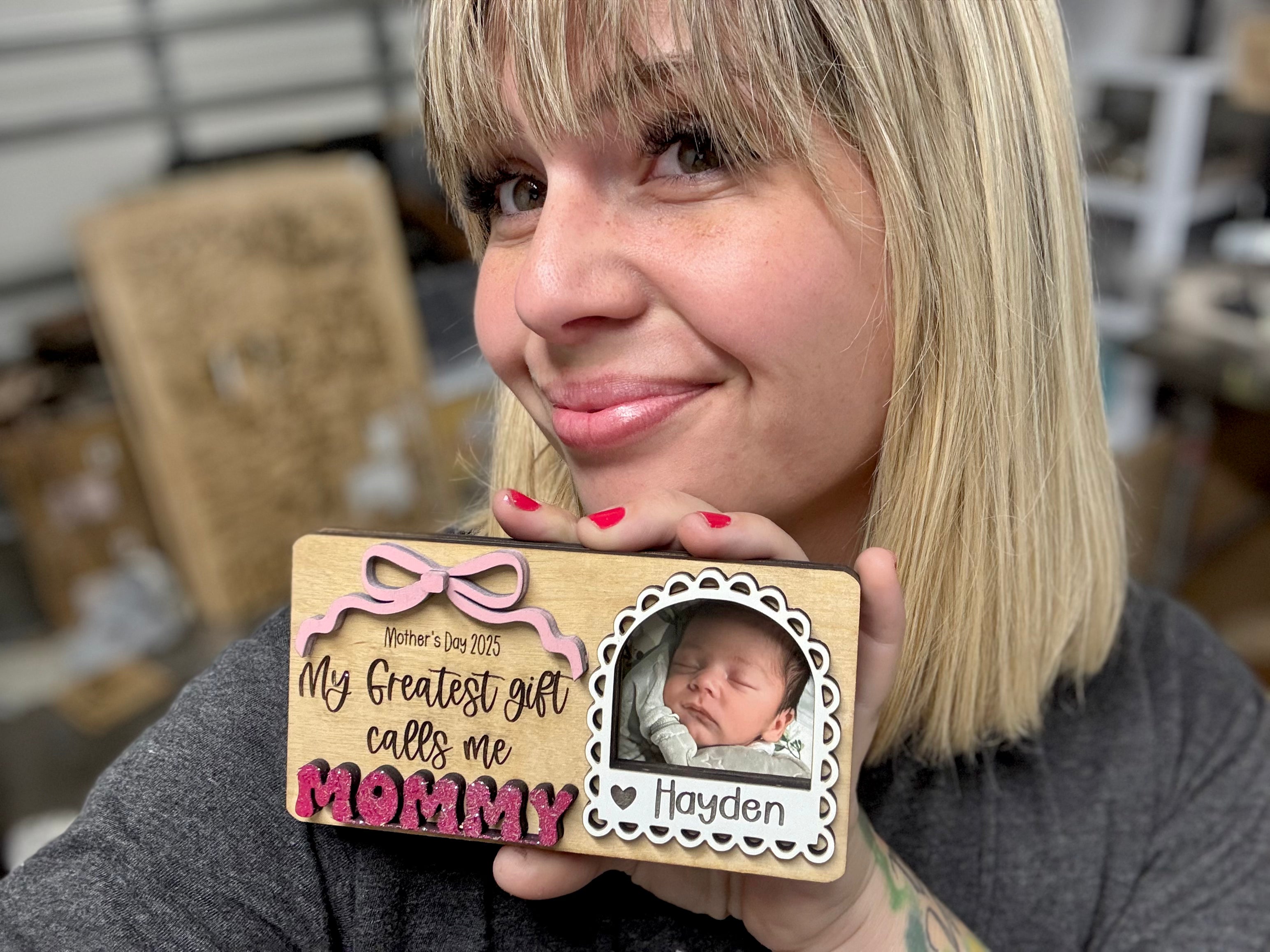 Mother’s Day visor clip or magnet