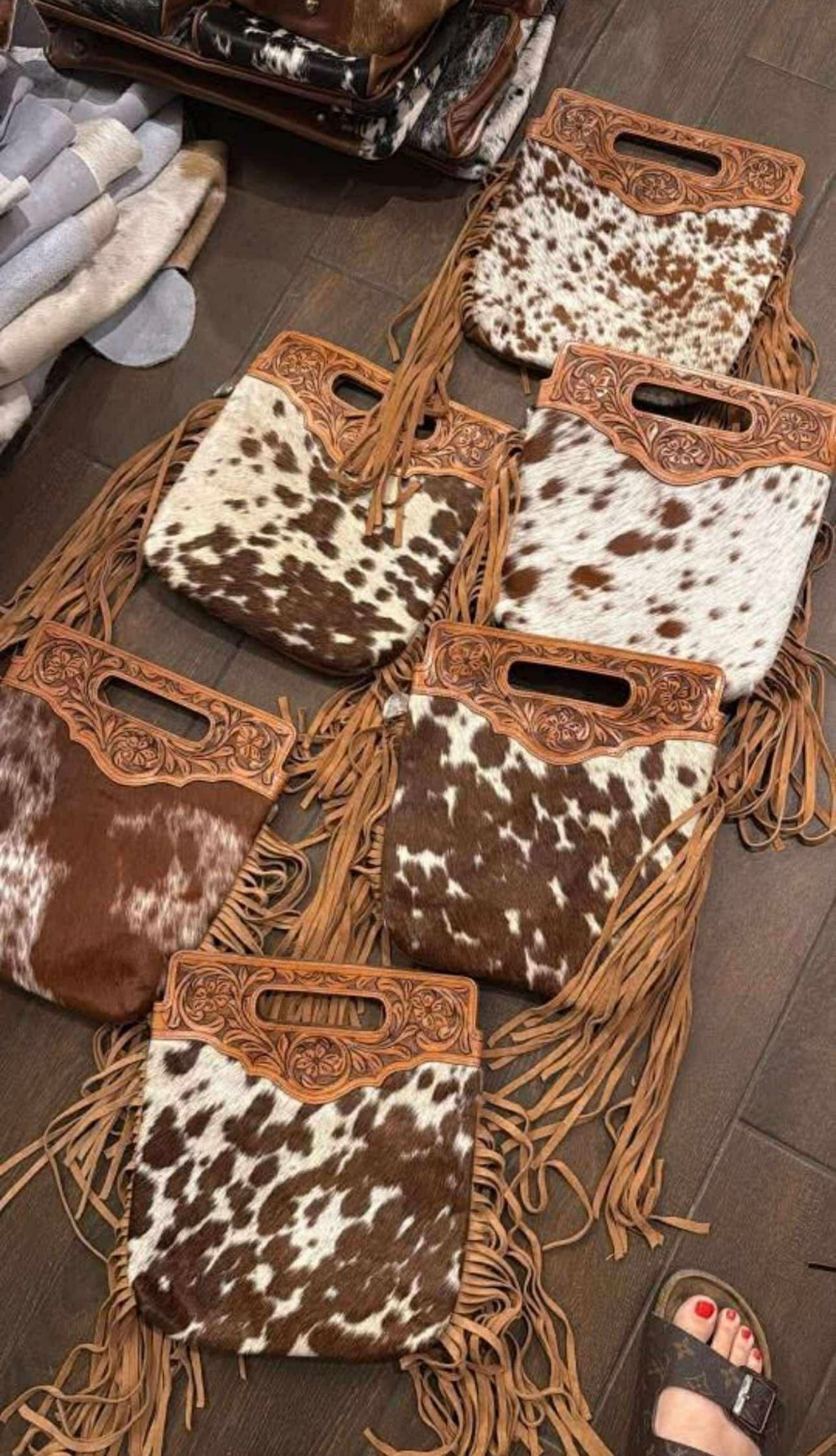 Fringe purse