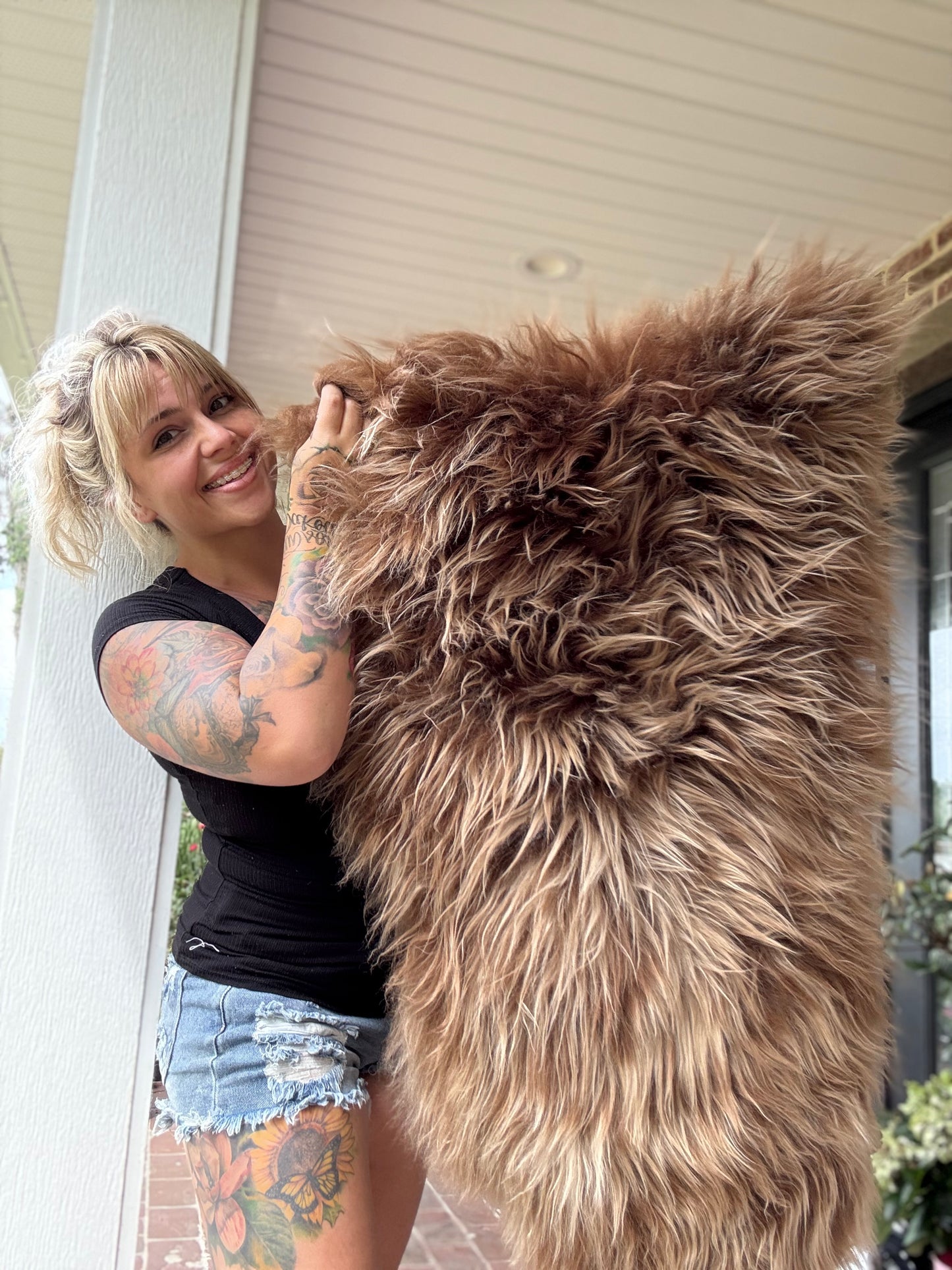 $100 Icelandic sheep hide!:)