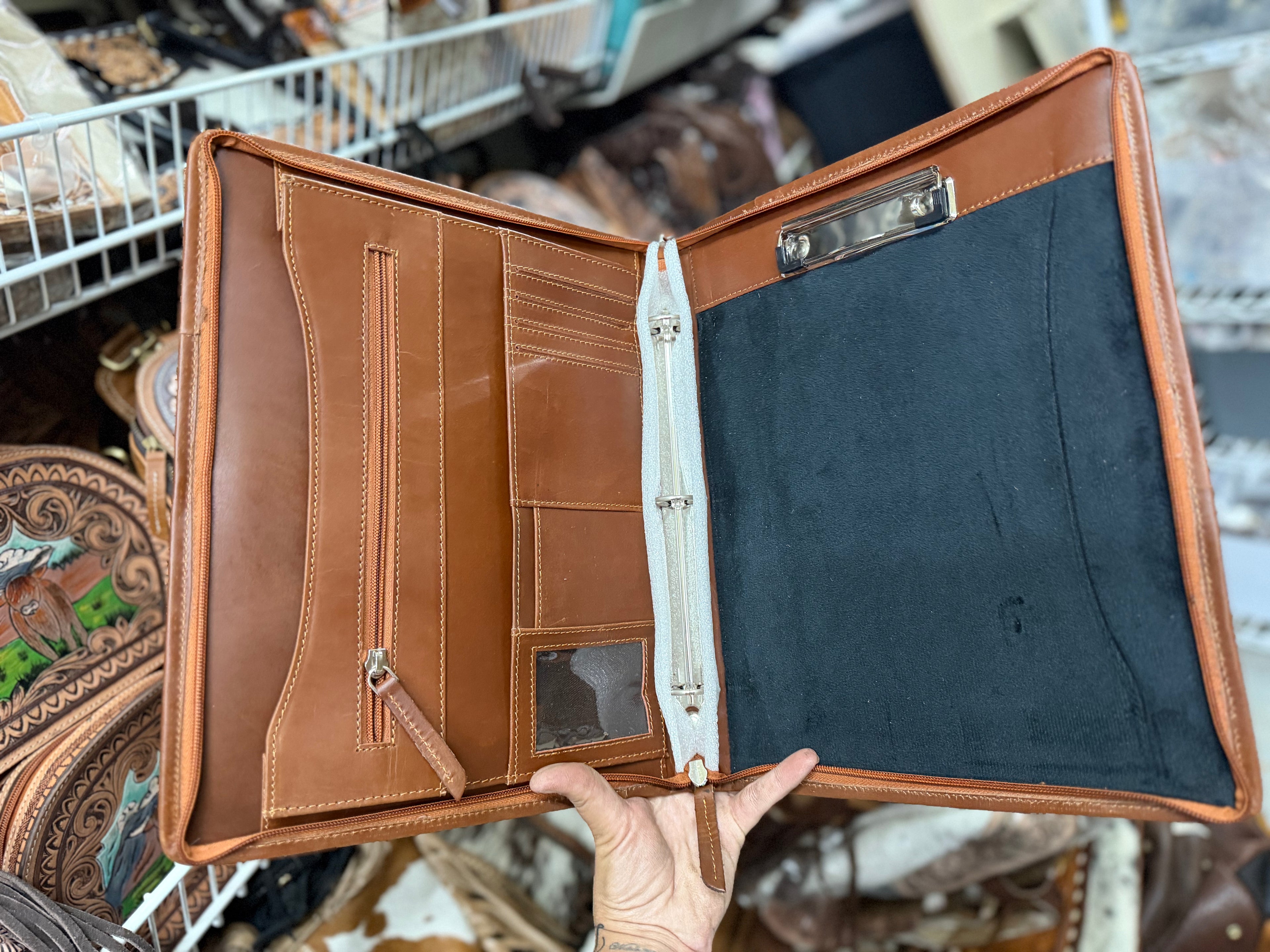 hand Tooled Binder
