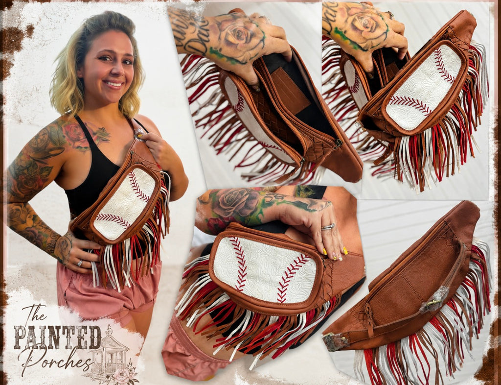 Half off baseball bum bag