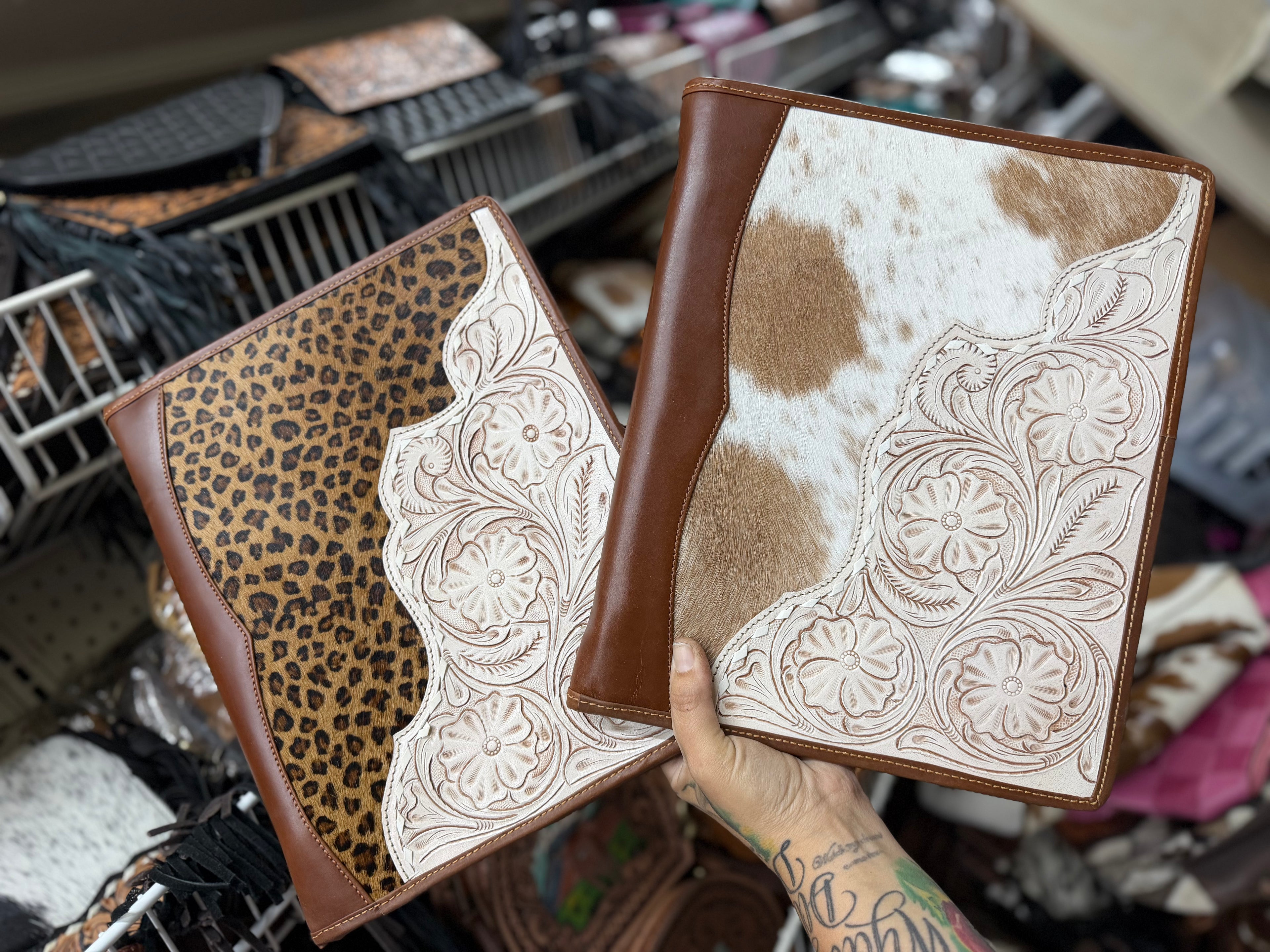 hand Tooled Binder
