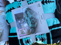 King blanket - turquoise Aztec
