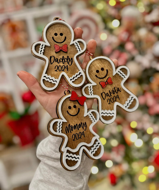 Gingerbread ornament this will have 2025 on it