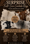 Surprise FULL SIZE hide - includes the 12”x12” engraving!