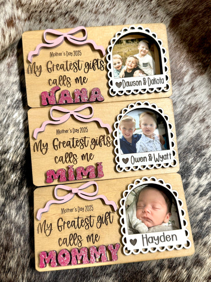 Mother’s Day visor clip or magnet