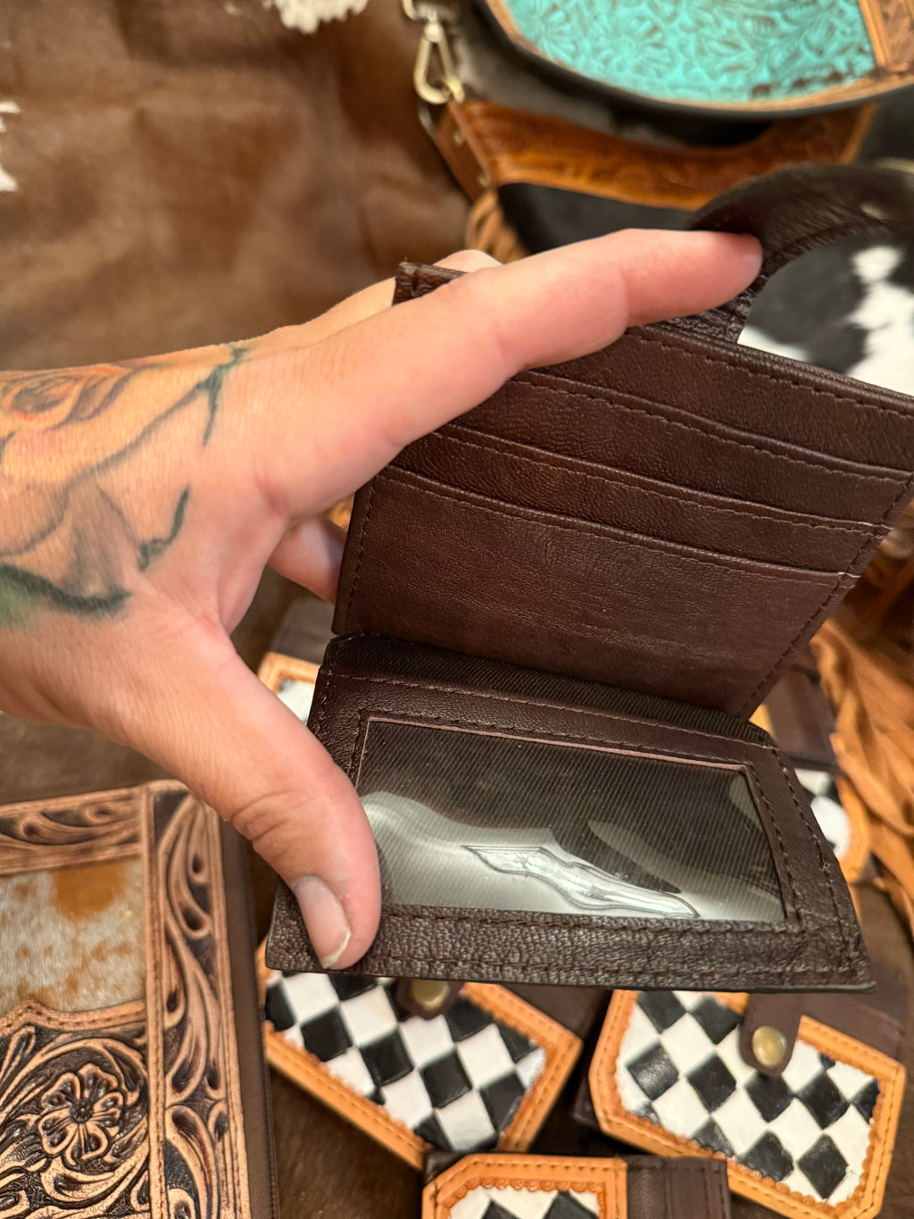 Checker Card holder