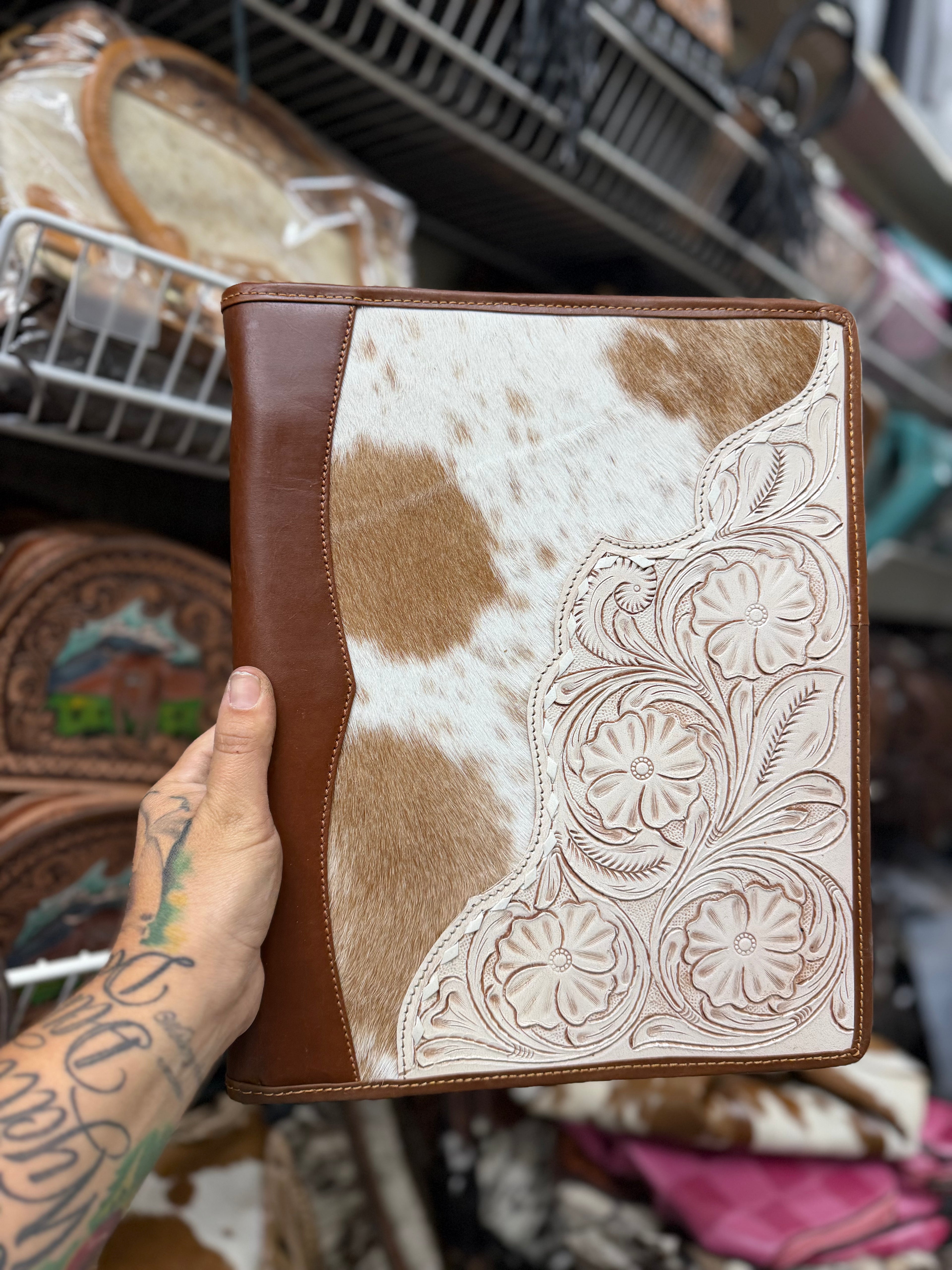 hand Tooled Binder