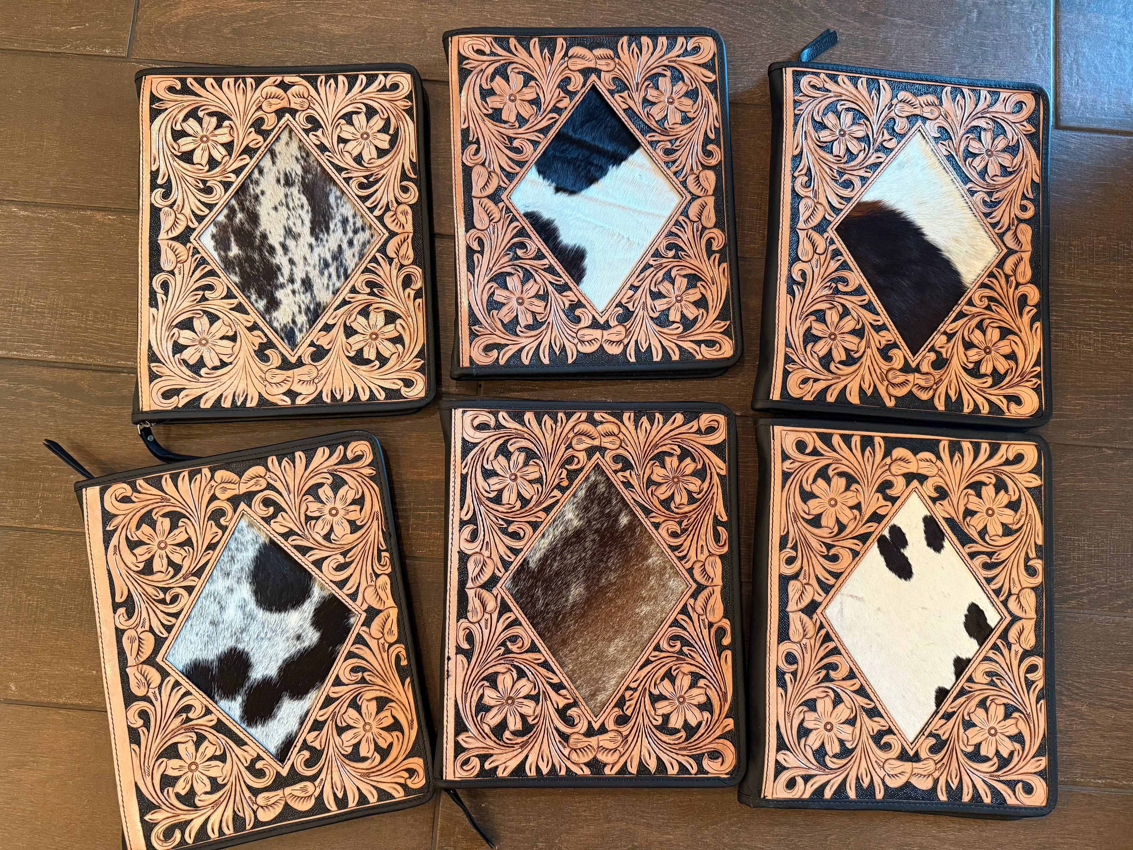 Diamond cowhide Binder