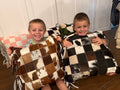 1 Fringe cowhide pillow case 18.5”