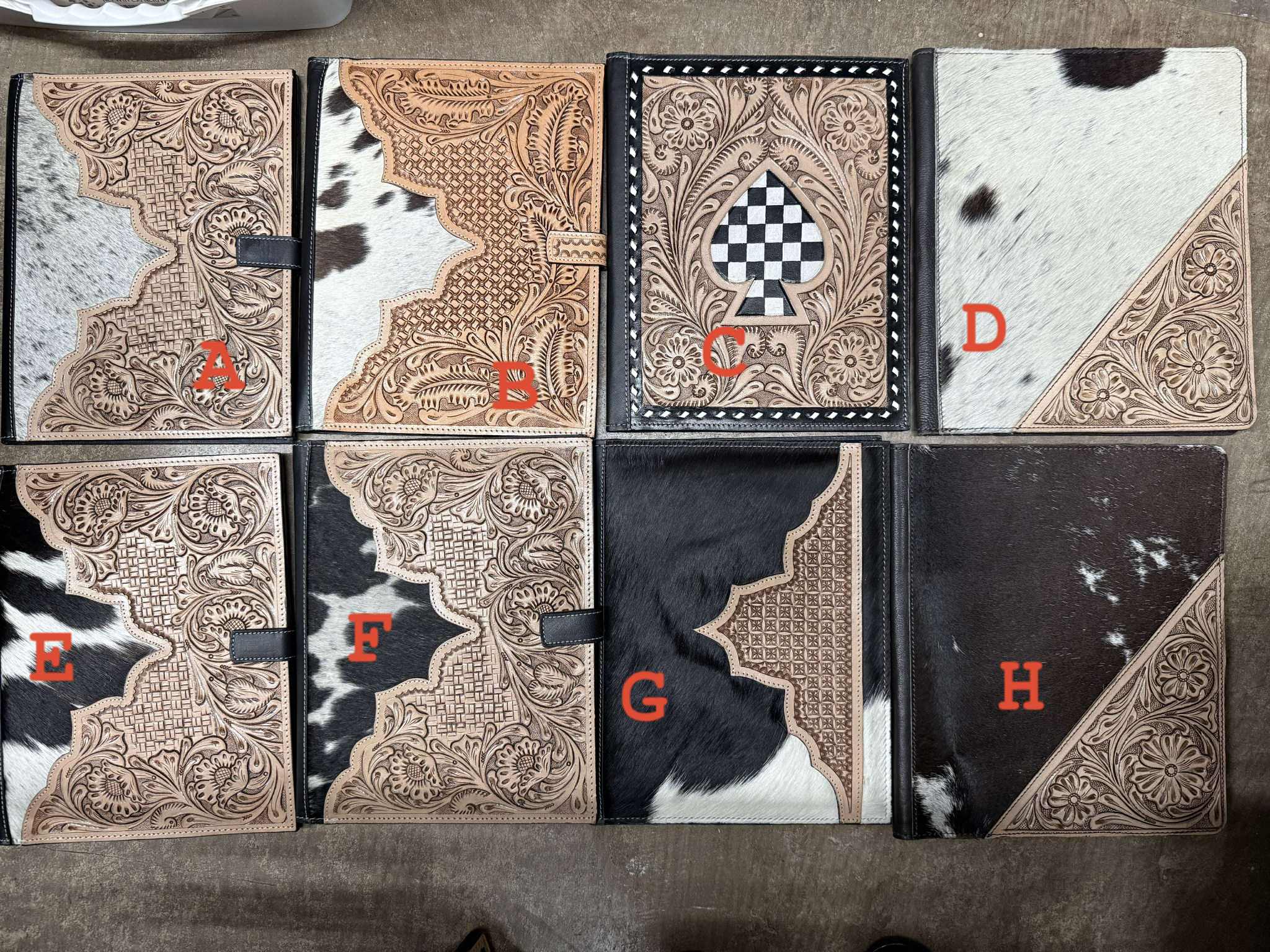 Notebook portfolio covers
