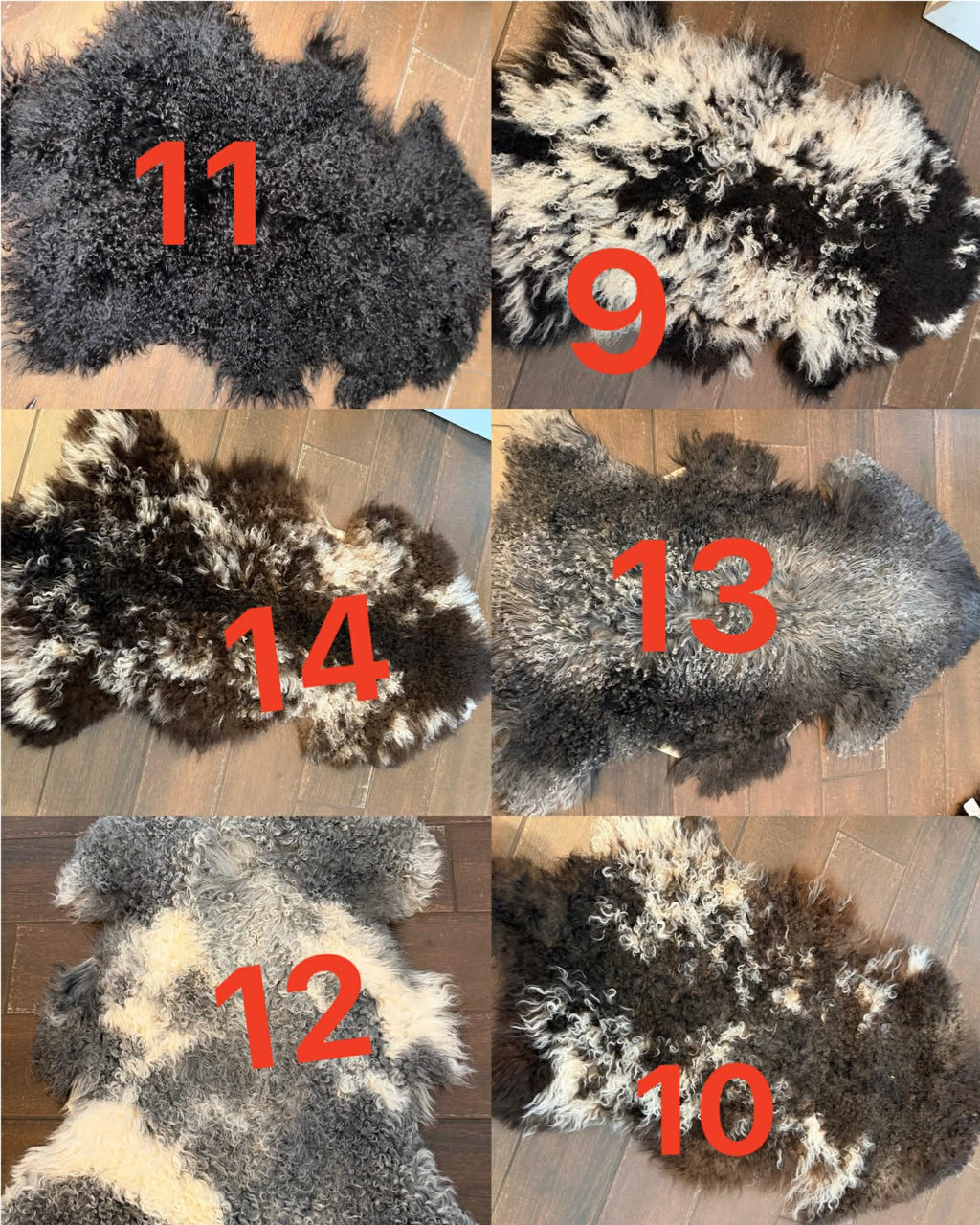 Tibetan Sheep fur roughly 2’x3’