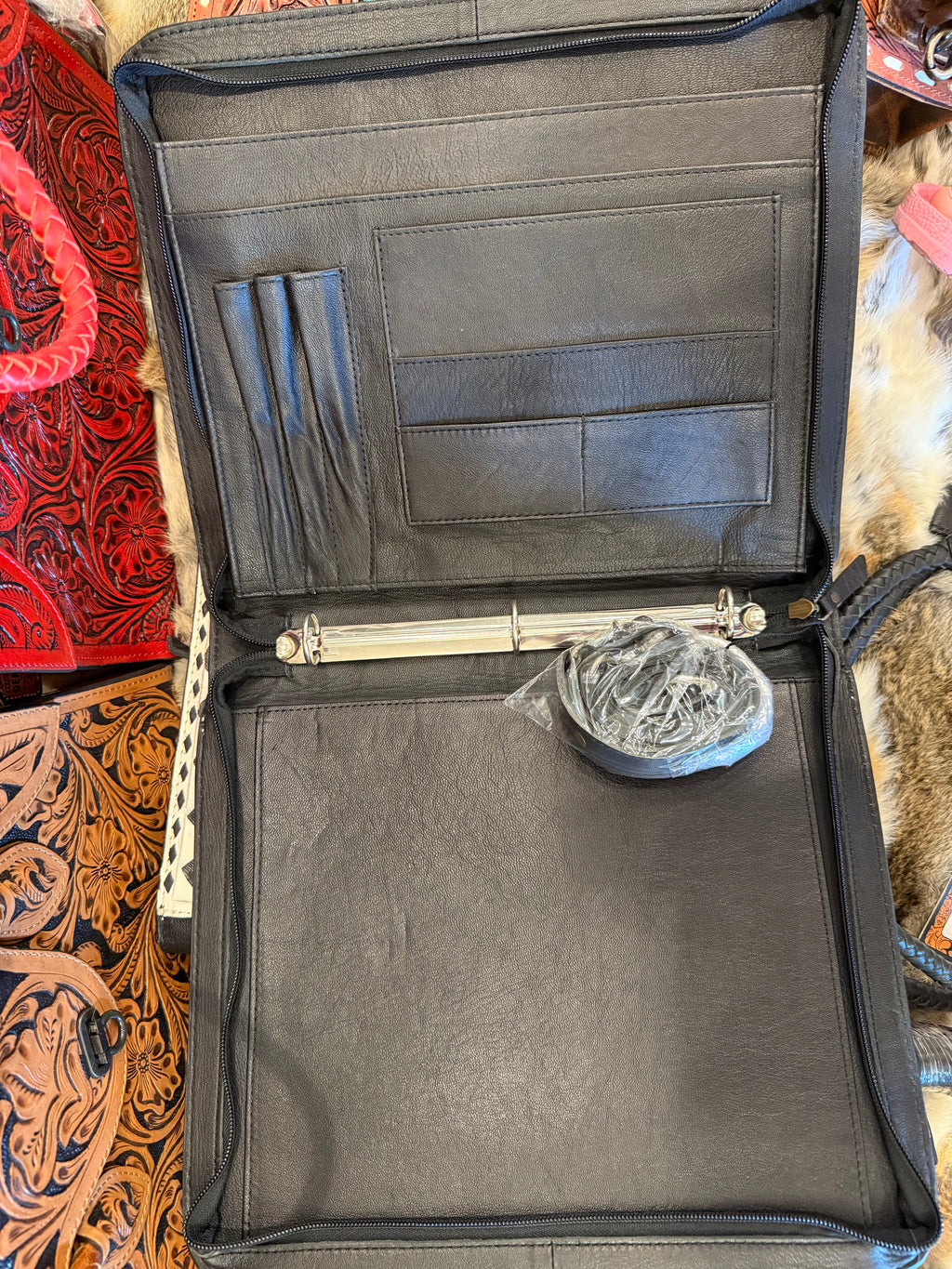 Binder with strap