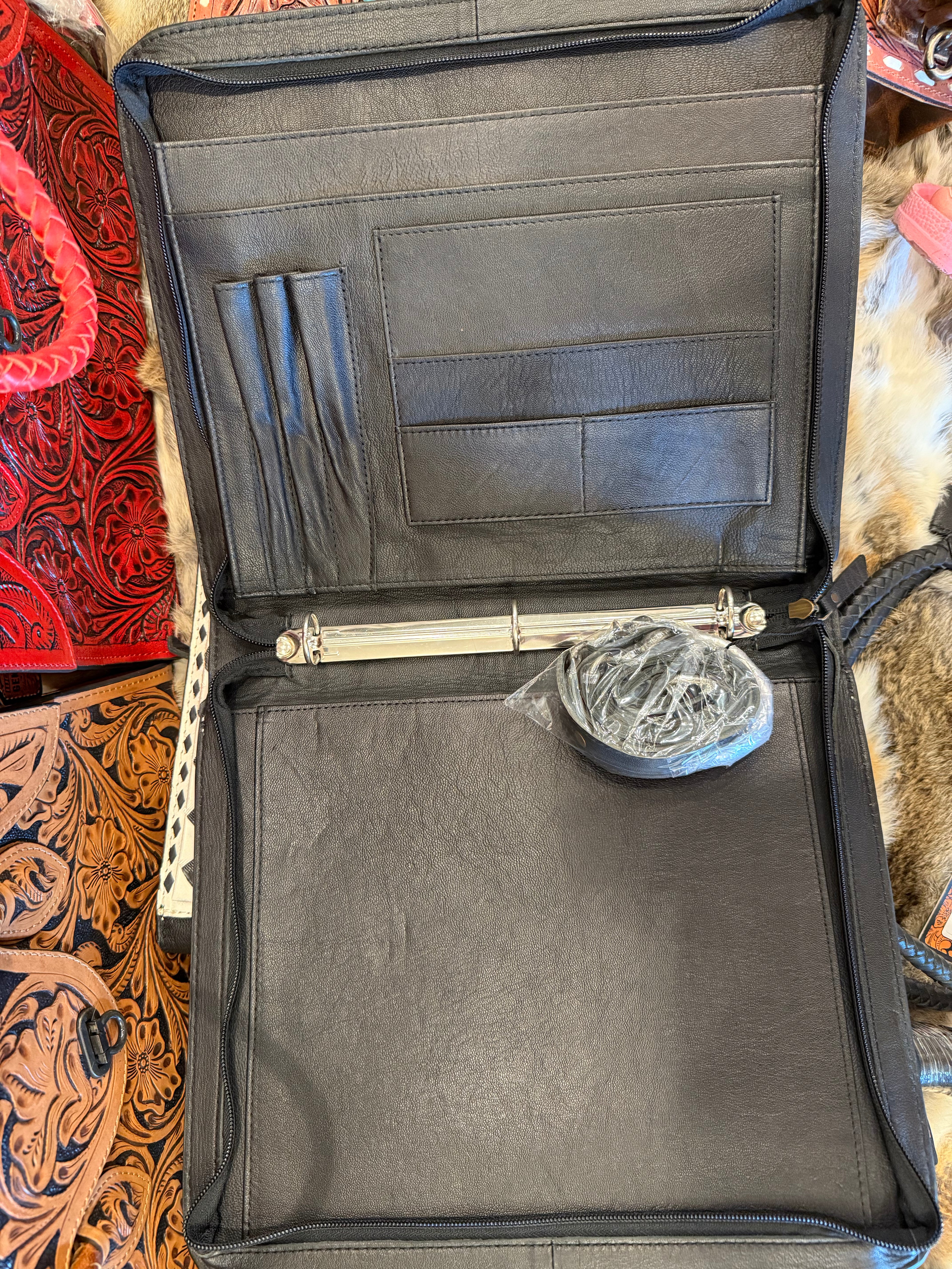 Binder with strap