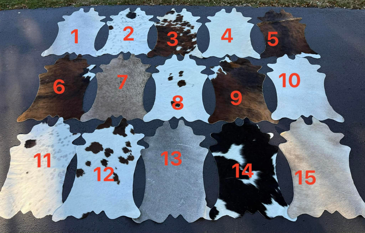 Set B - Calf size hides - 36”-39”