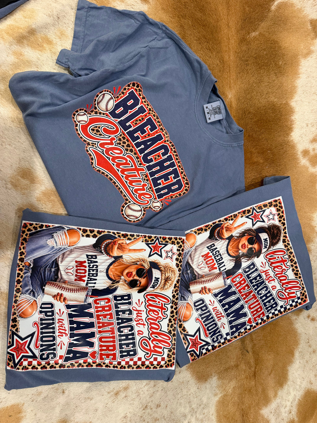 comfort color baseball mama